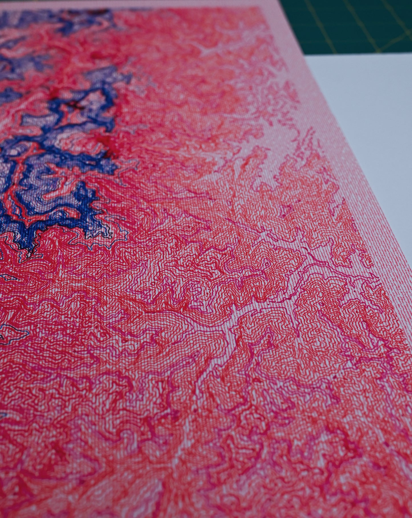 The Land That Rises | Algorithmic Art | 12" x 16"