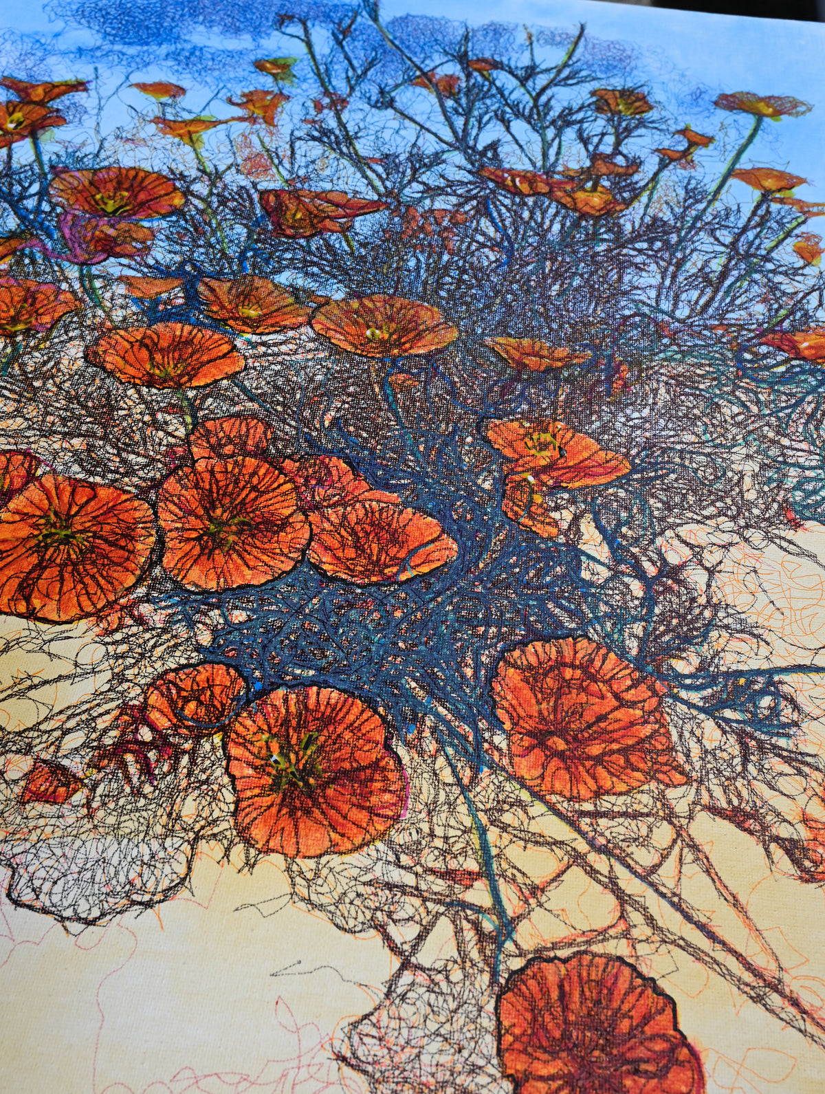 Cal Memories | 16"x20" | Canvas art