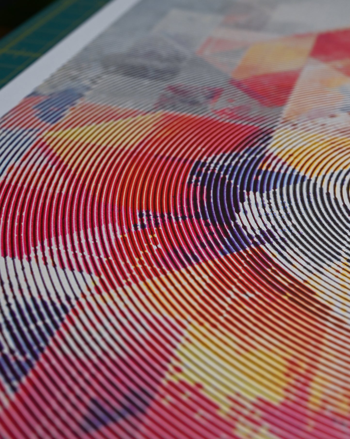 Layered Angles | Generative art prints | 22" x 30"