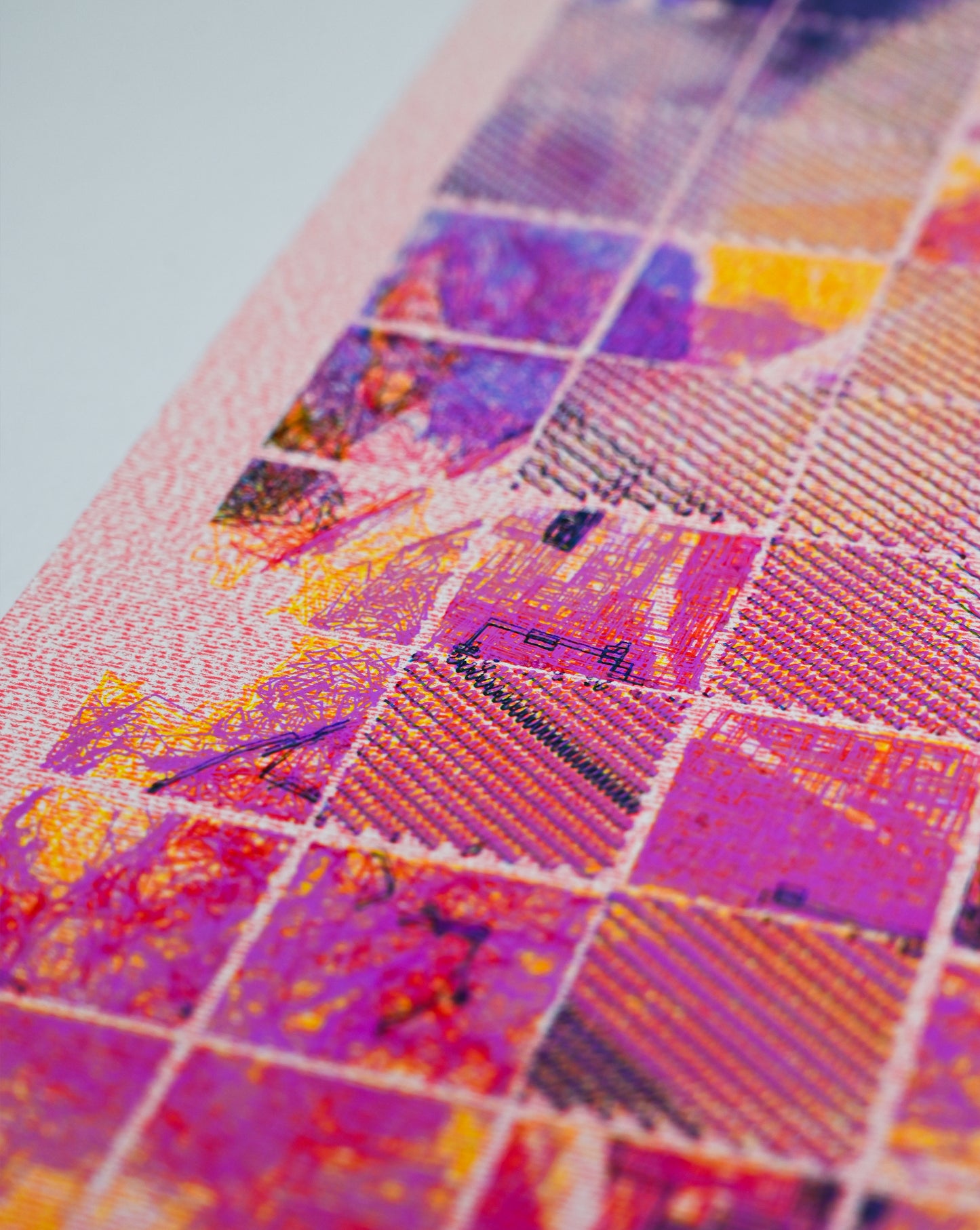 Fractal Window  | Pen plotter art | 16" x 20"