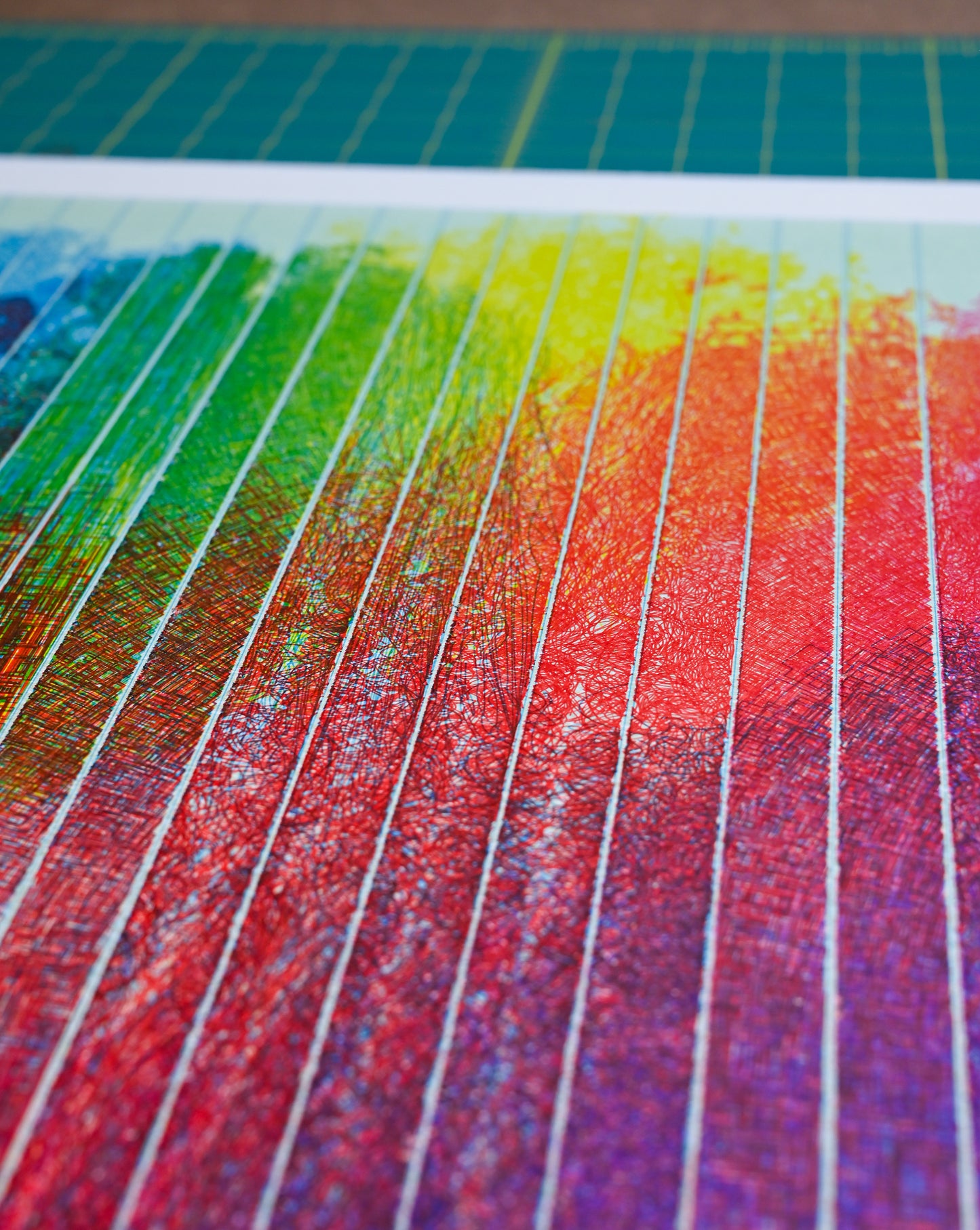 Prismatic Weave | Algorithmic art | 22" x 30"