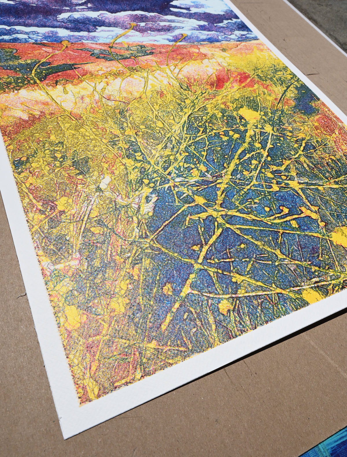 Path of Golden Blooms | 16" x 24"