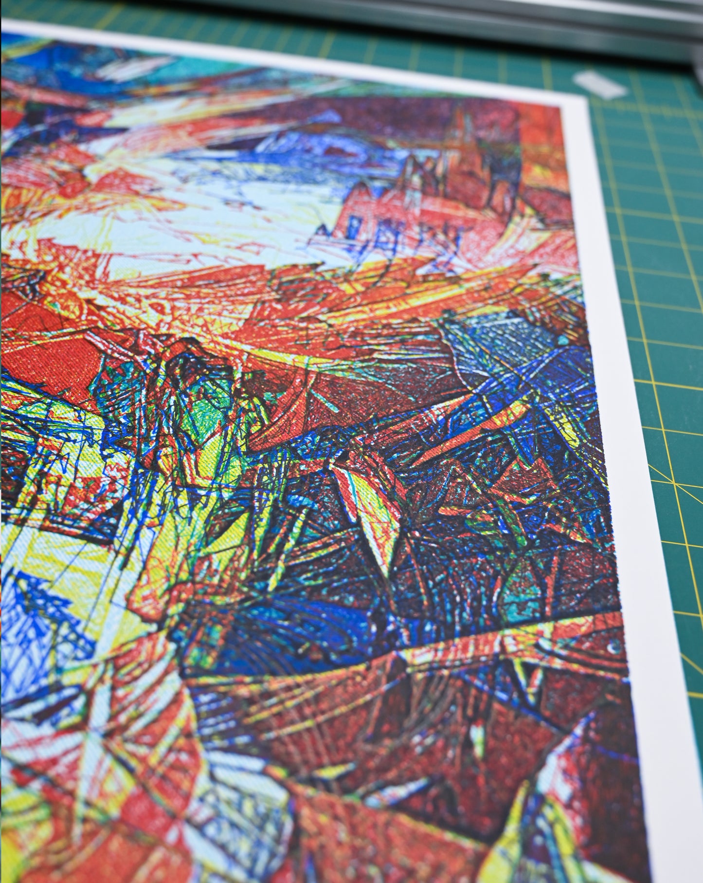 Abyssal Spiral | Algorithmic Art| 16" x 20"