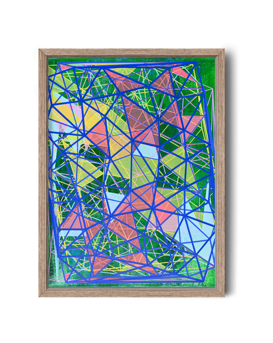Sky of Kites  | 11"x14" | Canvas art