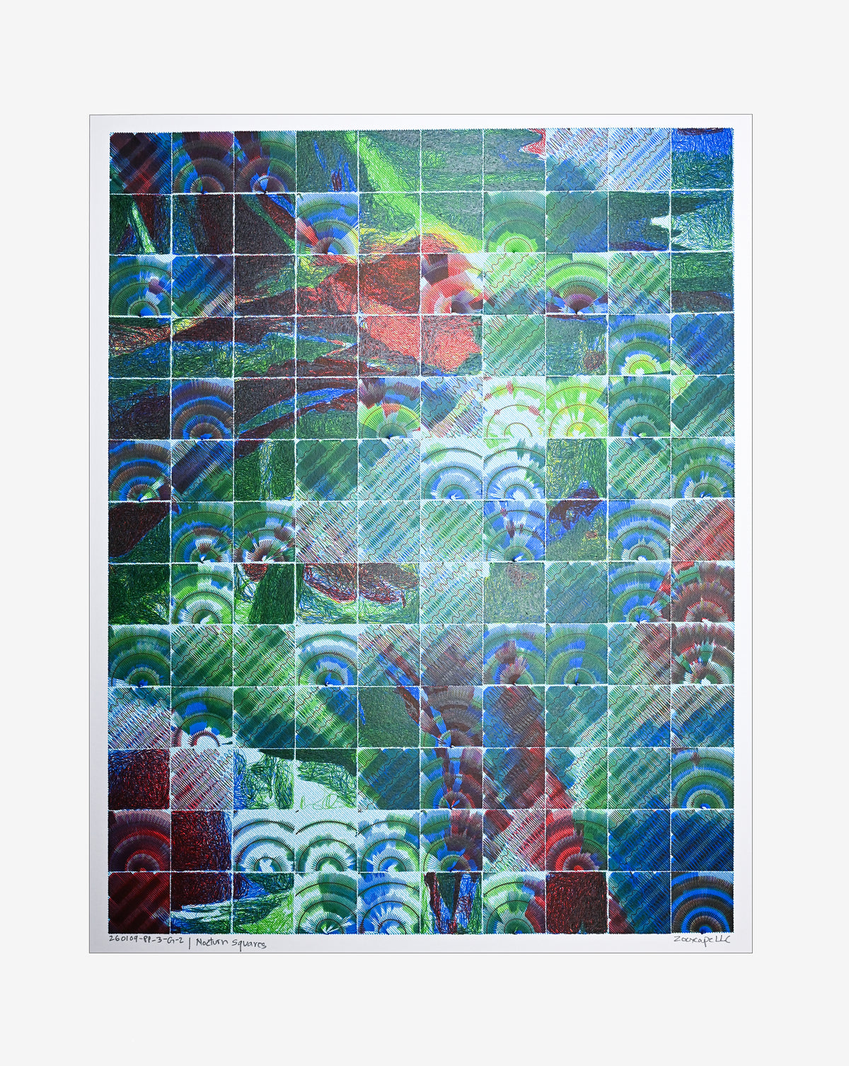 Nocturn squares | 16" x 20"
