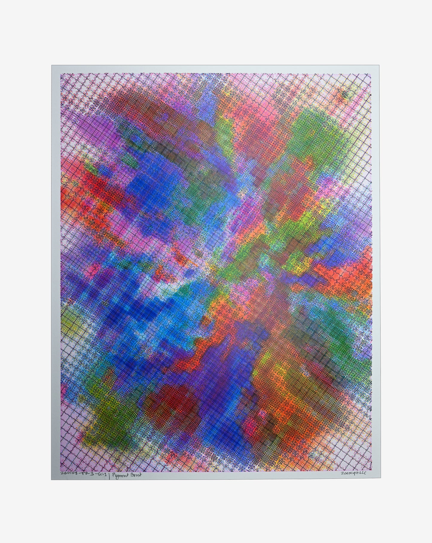 Pigment Burst | 16" x 20"