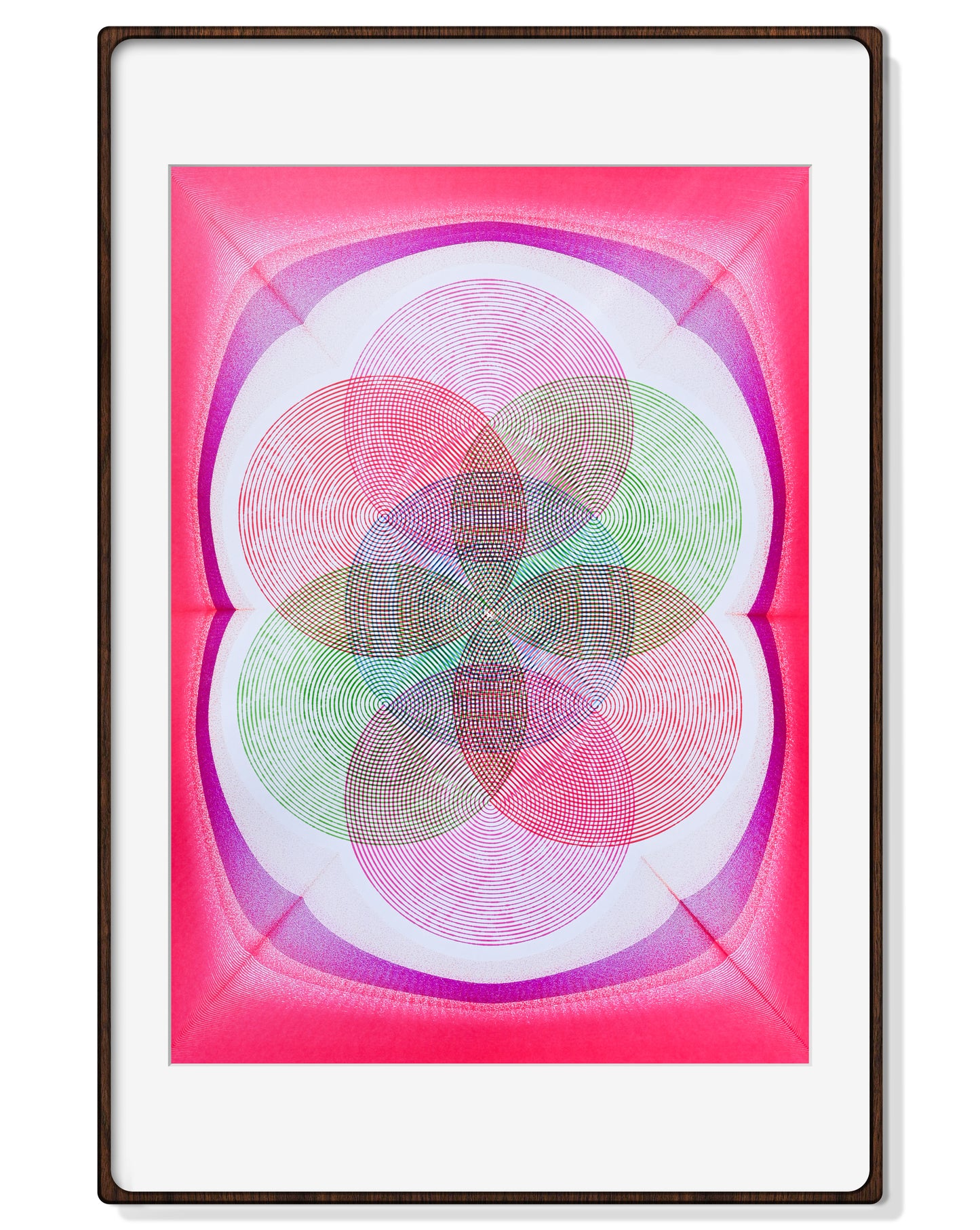 Sevenfold Mandala - 22" × 30" | Framed + Mat 24" × 36"