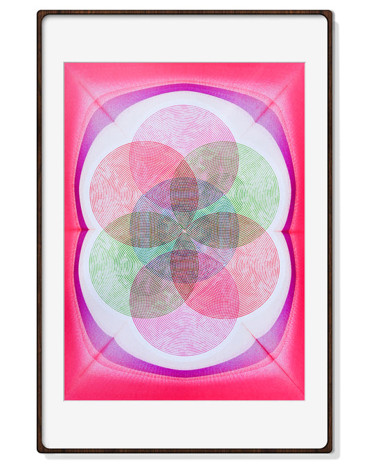 Sevenfold Mandala - 22" × 30" | Framed + Mat 24" × 36"