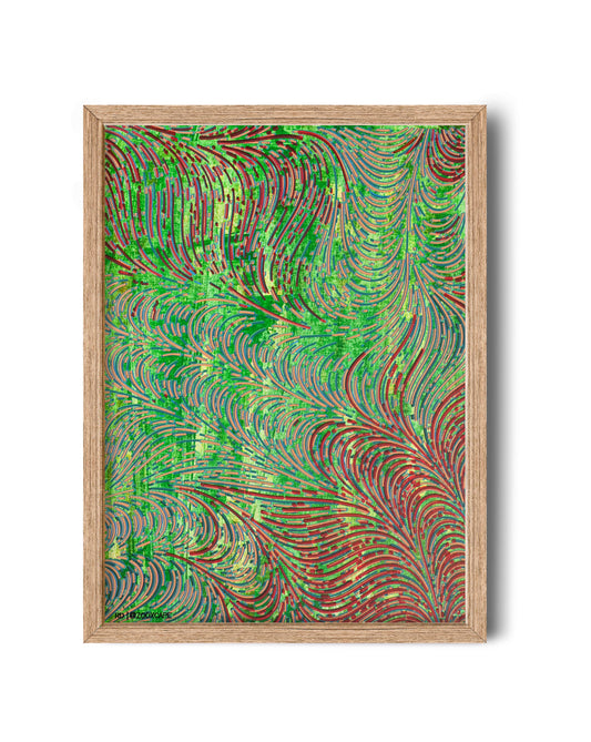 Wave depth | 11"x14" | Canvas art