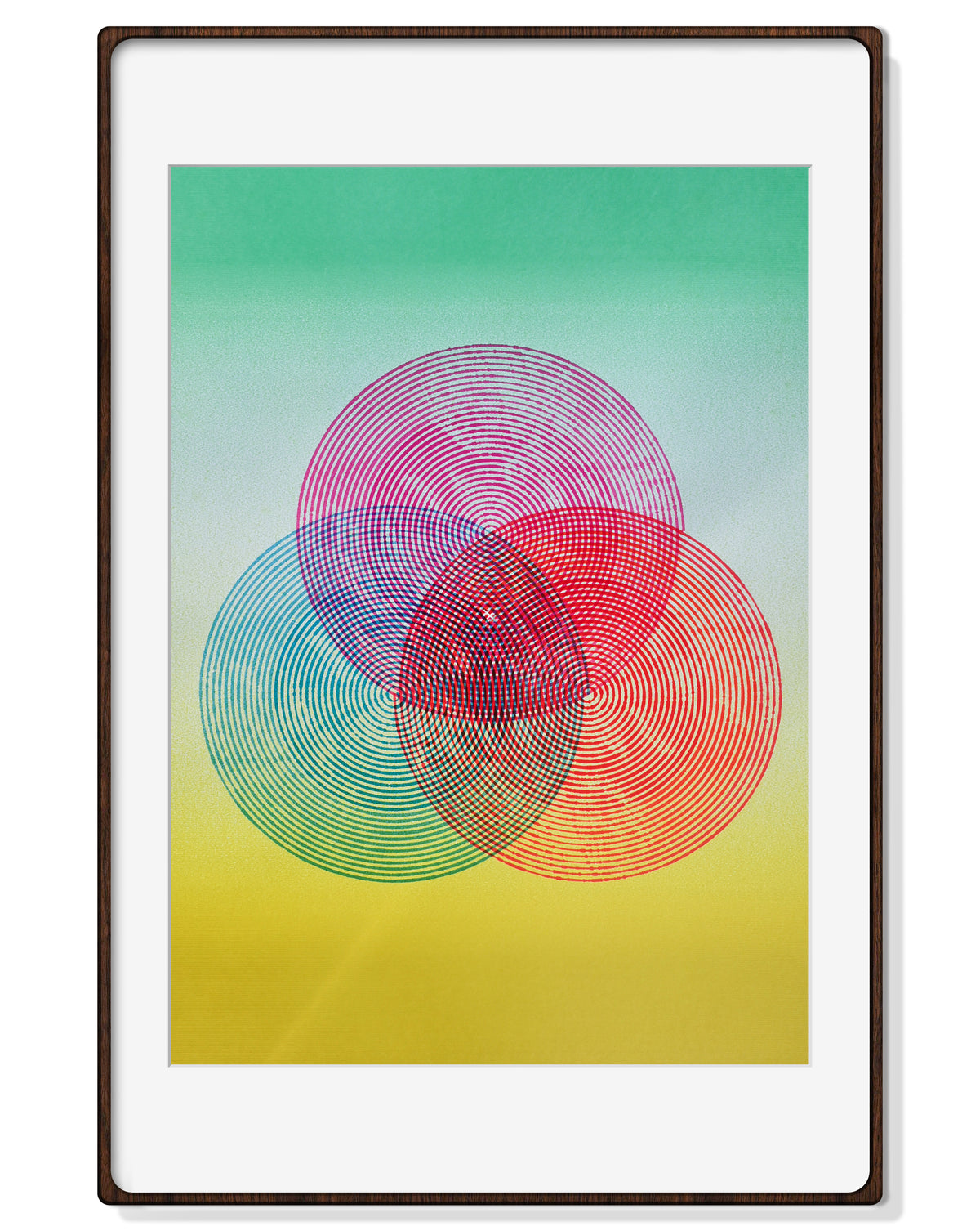 Sacred Spiral - 22" × 30" | Framed + Mat 24" × 36"