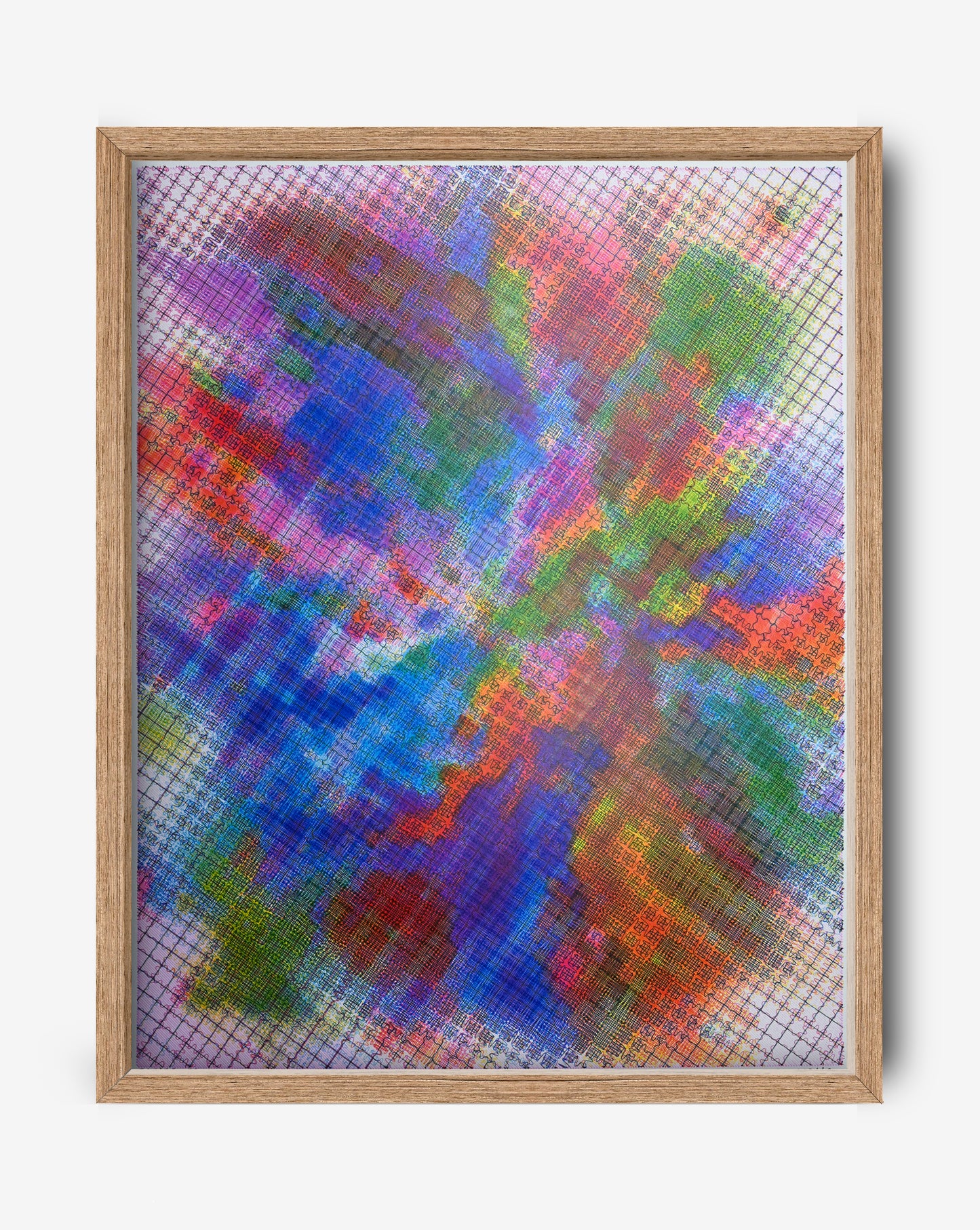 Pigment Burst | 16" x 20"