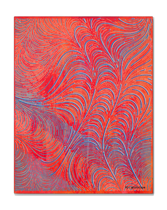 Untitled | Plotted Canvases | 11"x14"