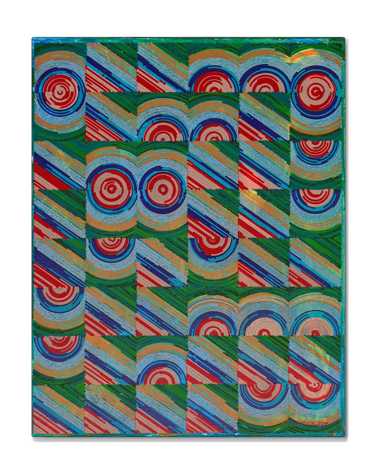 Untitled | Plotted Canvases | 11"x14"