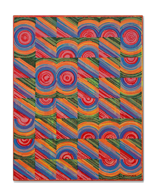 Untitled | Plotted Canvases | 11"x14"