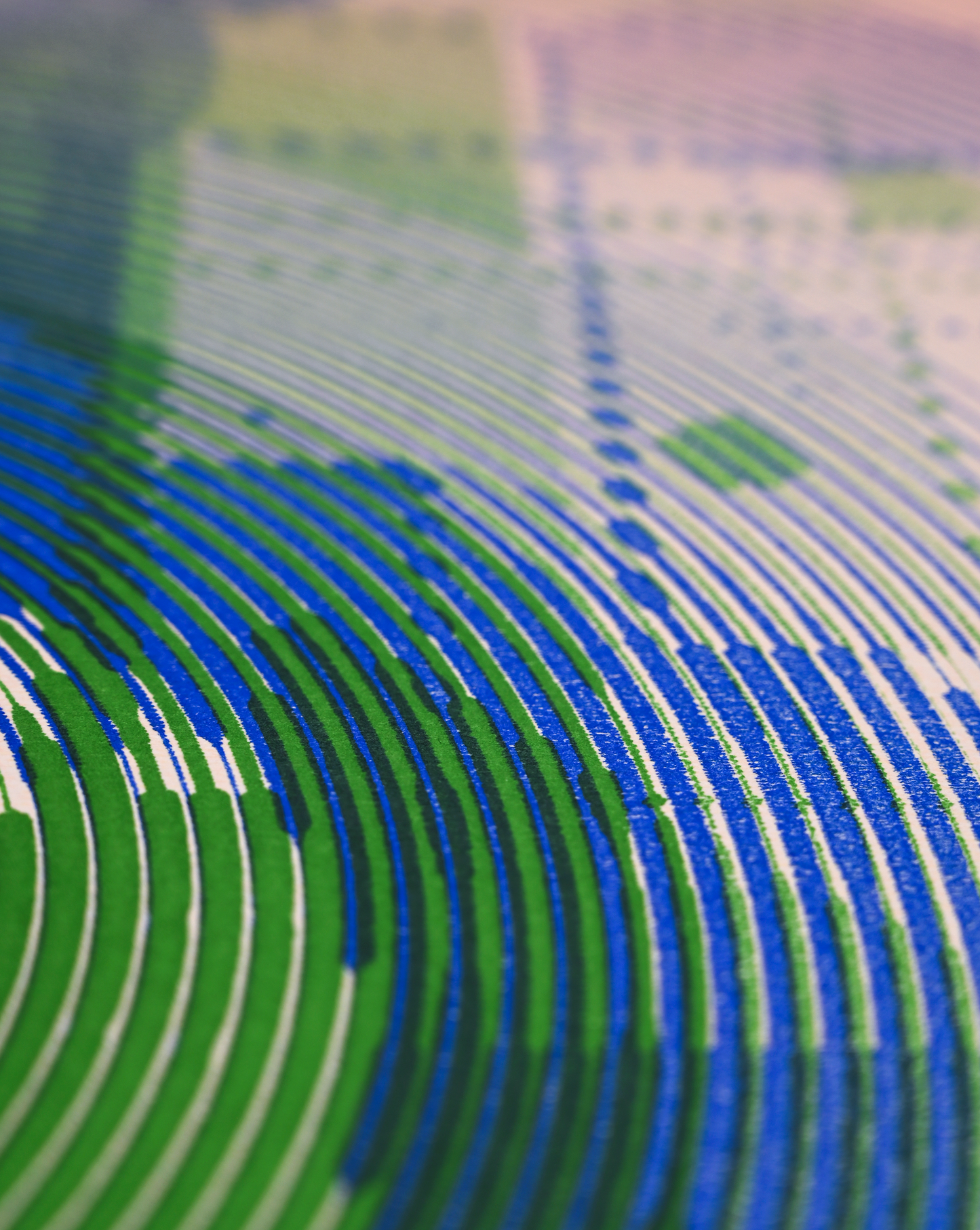 Abstract geometric line art symbolizing perception and depth – pen plotter art, generative art prints, algorithmic art
