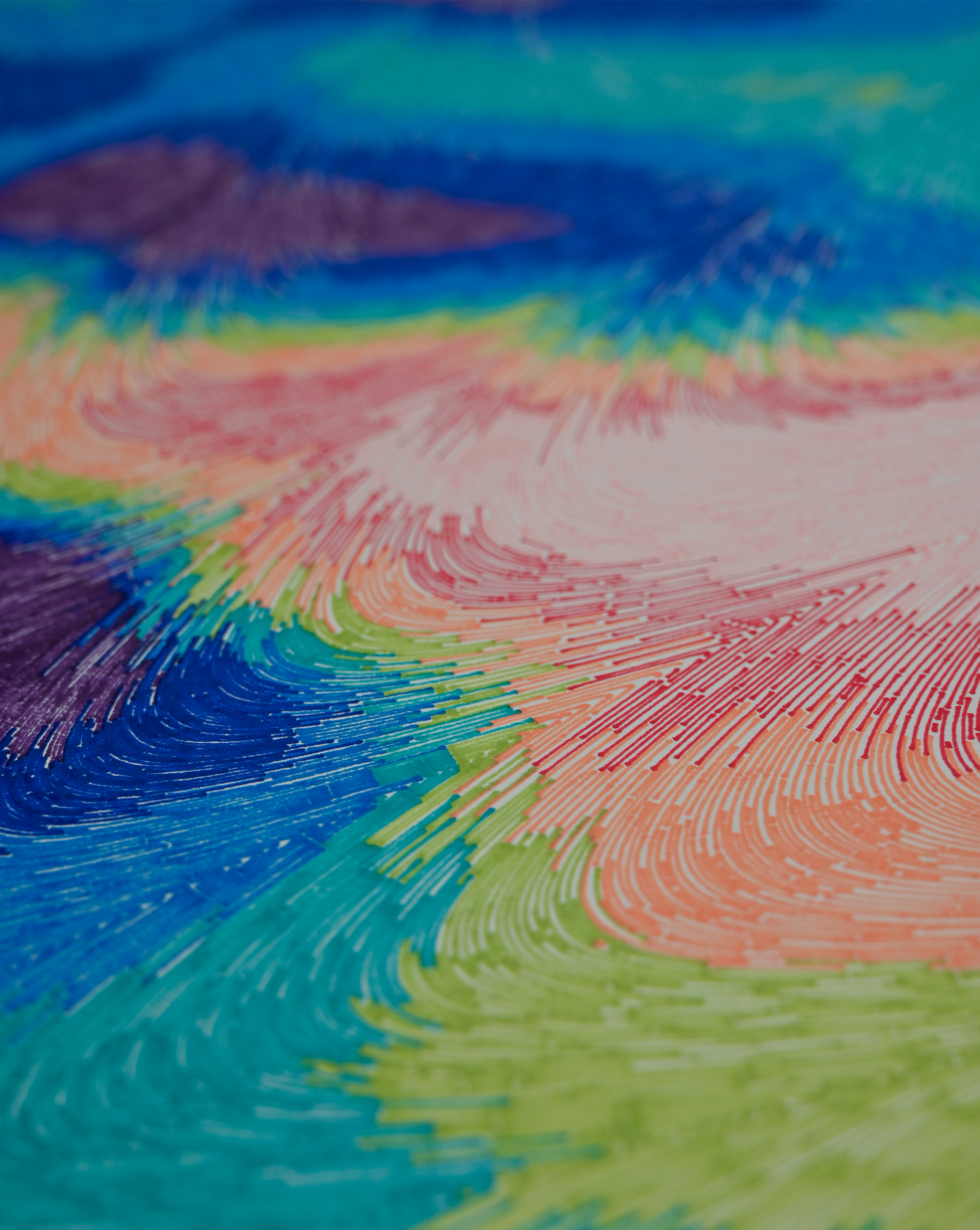 Mirrowake 1 | Generative art prints | 22" x 30"