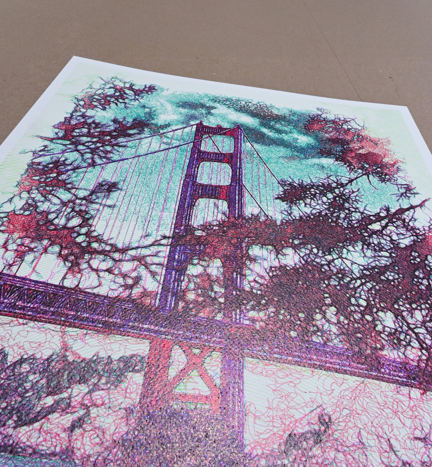 Through the Leaves | 16" x 20"