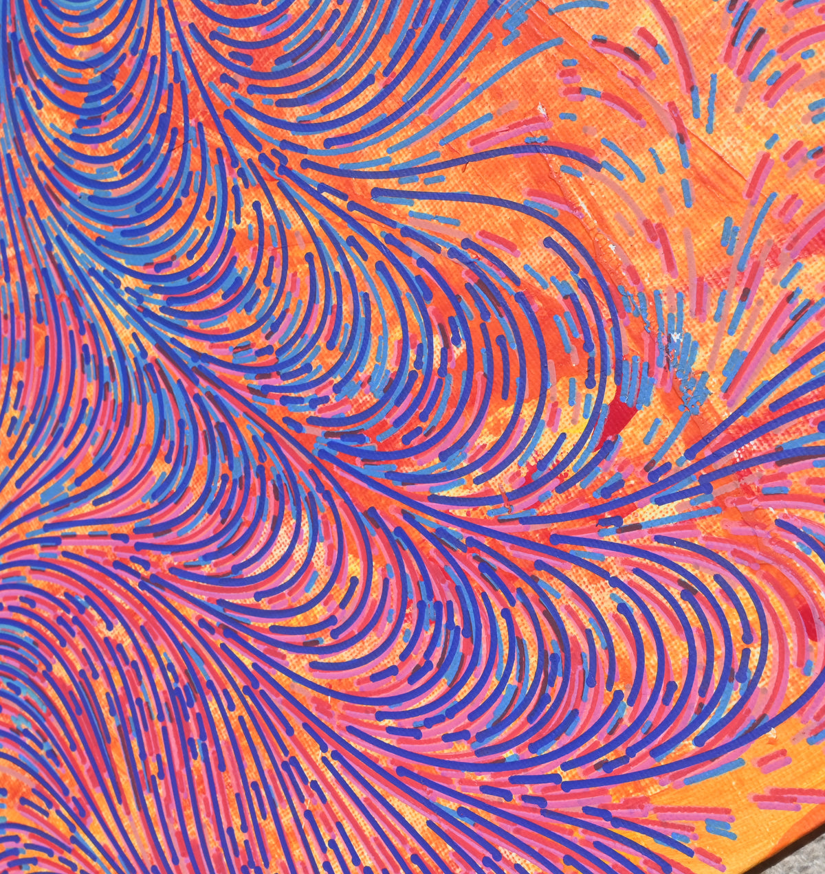 Rainbow color | 11"x14" | Canvas art