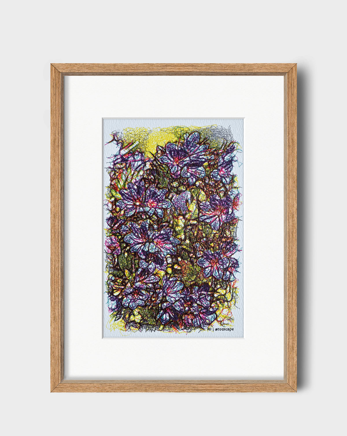 Floral Impression 13 | 9" x 12"