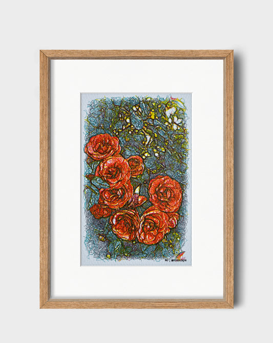 Floral Impression 12 | 9" x 12"