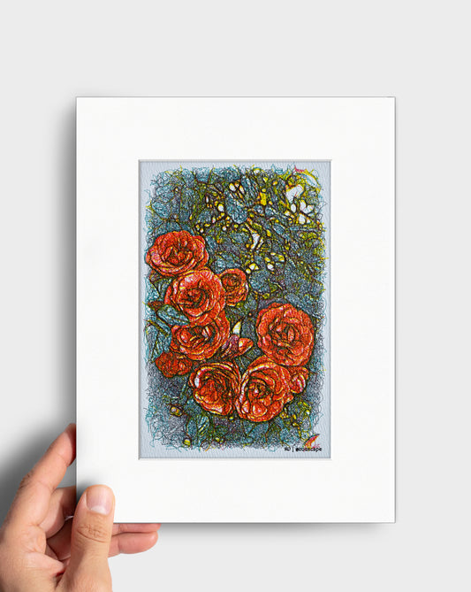Floral Impression 12 | 9" x 12"