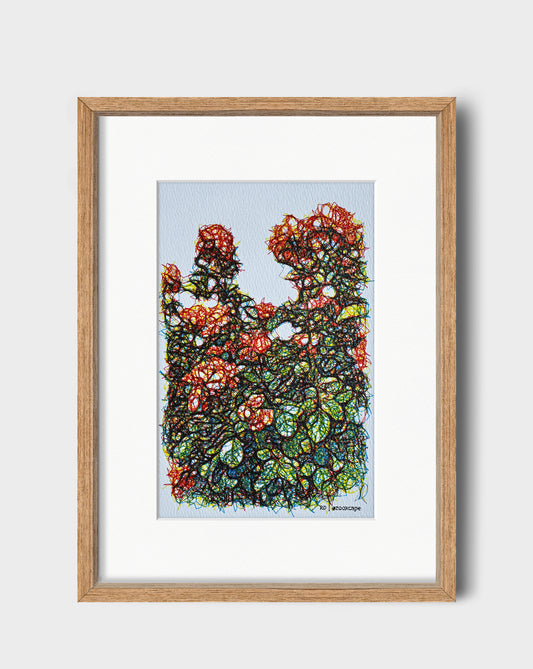 Floral Impression 15 | 9" x 12"
