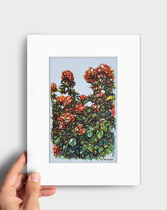 Floral Impression 15 | 9" x 12"