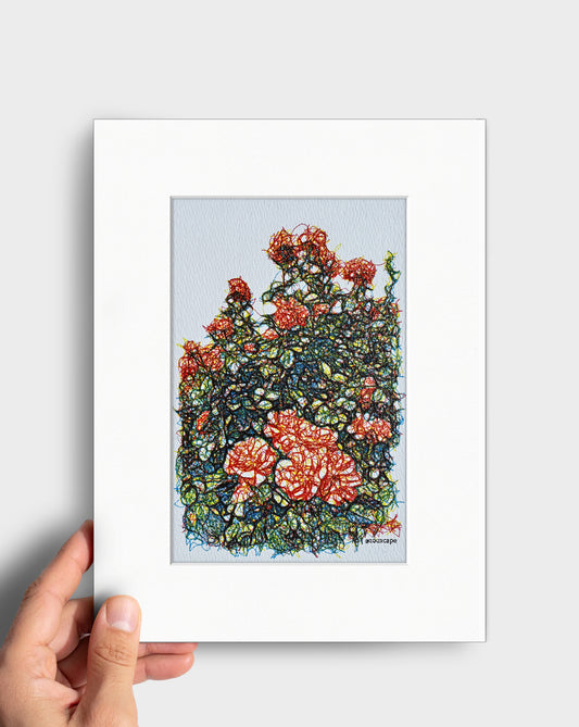 Floral Impression 16 | 9" x 12"