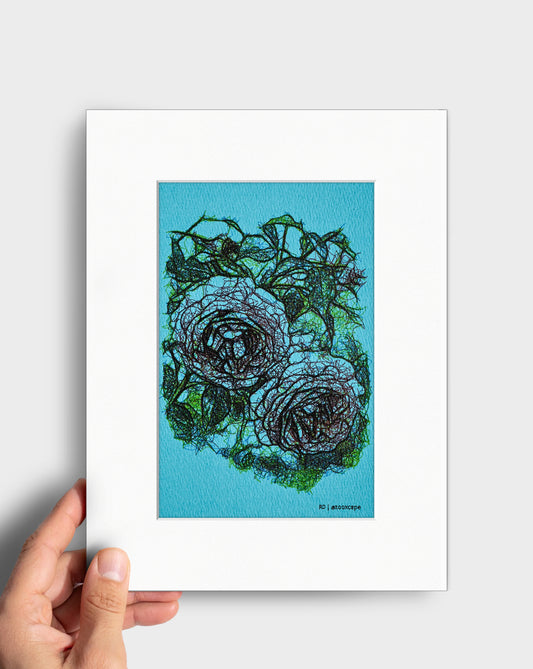 Floral Impression 19 | 9" x 12"