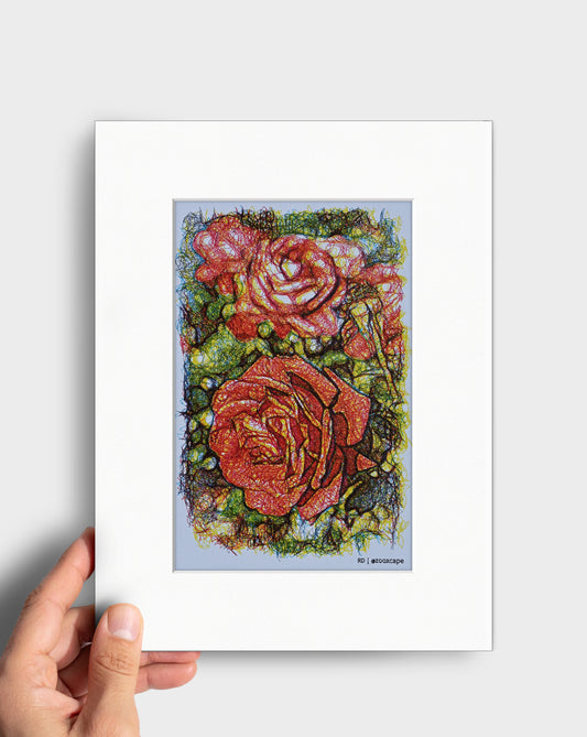 Floral Impression 21 | 9" x 12"