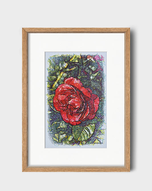 Floral Impression 9 | 9" x 12"