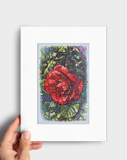 Floral Impression 9 | 9" x 12"