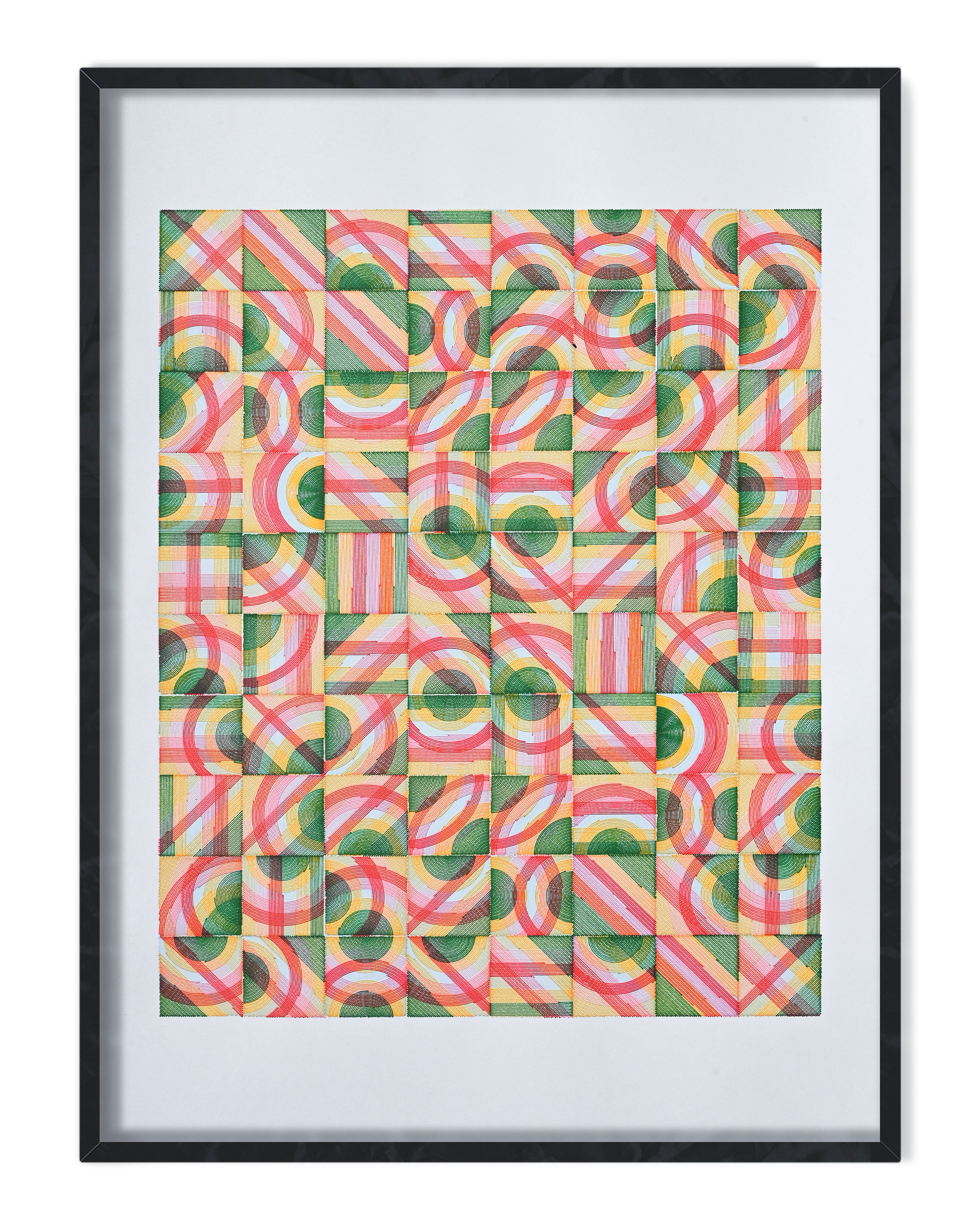 Generative art prints drawing inspired by woven fabric texture – generative plotter artwork- pen plotter art, generative art prints, algorithmic art,