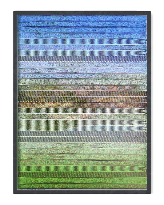 Layers of Time | Generative prints | 22" x 30"