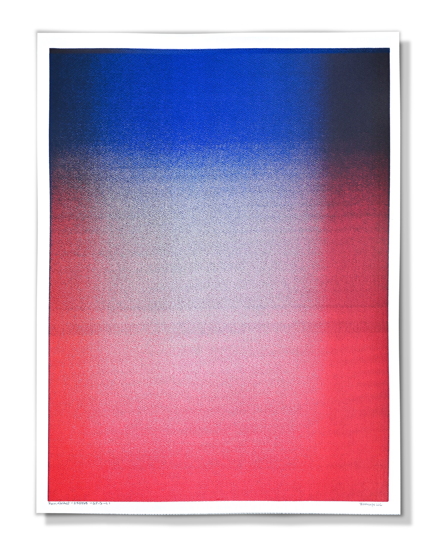 Minimalist Plotter artwork line drawing inspired by raindrops – geometric generative art print-Front- pen plotter art, generative art prints, algorithmic art