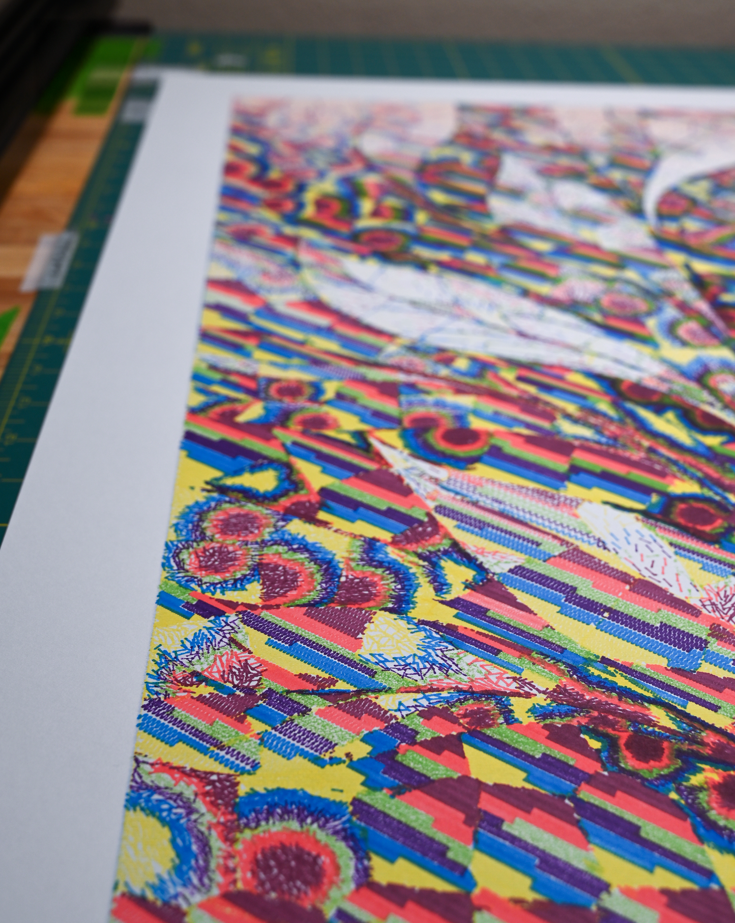 Machine-drawn-pen plotter art, generative art prints, algorithmic art