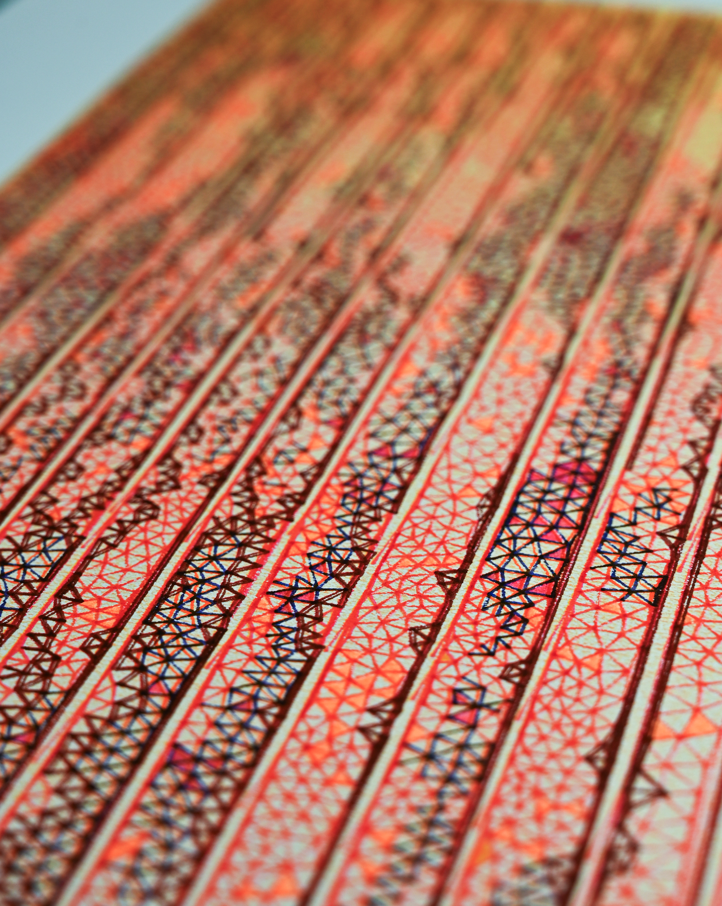 Pen plotter line drawing inspired by texture and luminous pattern-pen plotter art, generative art prints, algorithmic art
